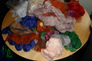 A selection of wool